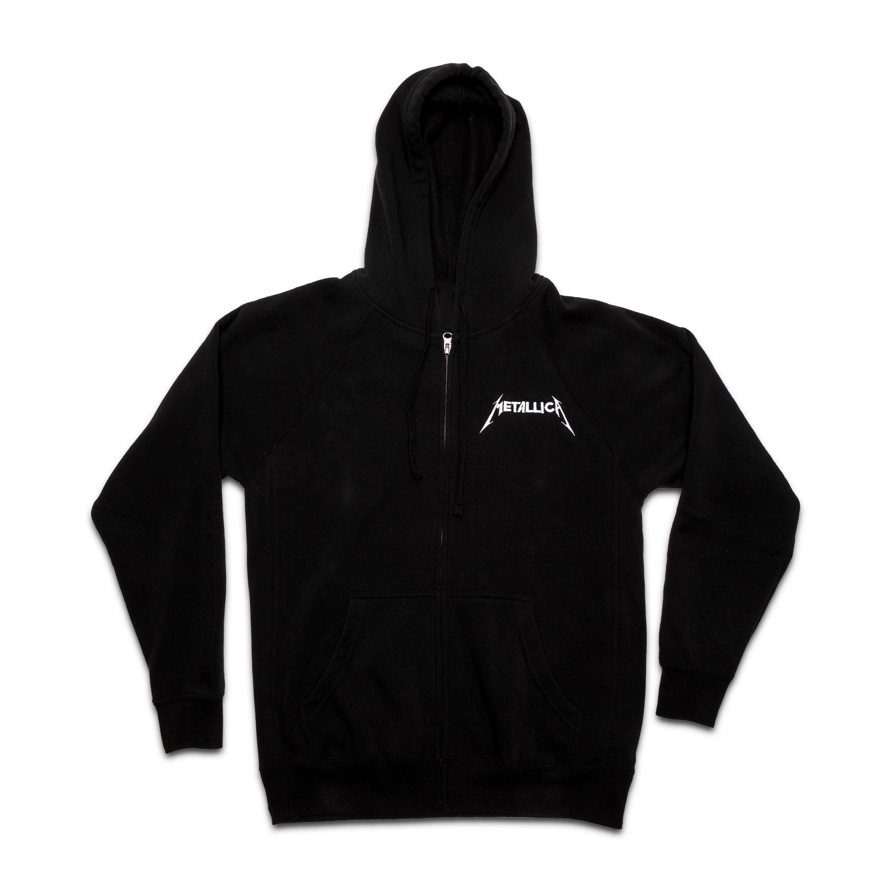 Women s Embroidered Logo Full Zip Hoodie Metallica