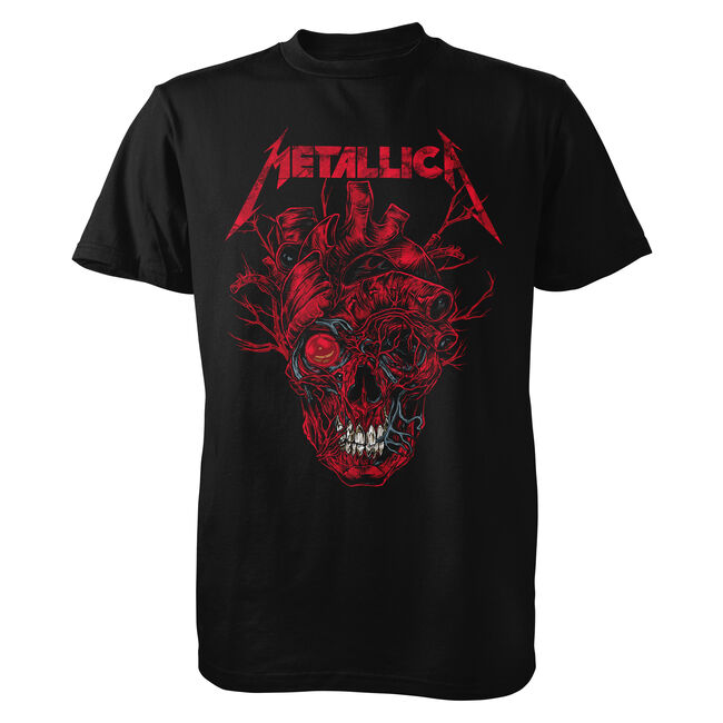 Rhys Cooper Heart Skull T-Shirt, , hi-res