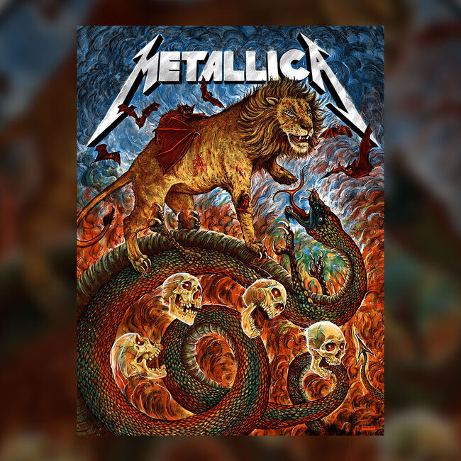 Zeb Love Lion Snake Poster, , hi-res