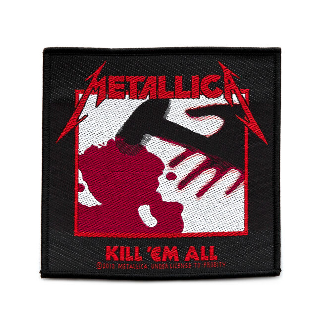 Kill Em All Woven Patch Metallica Com