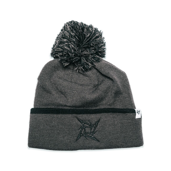 Ninja Star Pom Cuffed Beanie, , hi-res