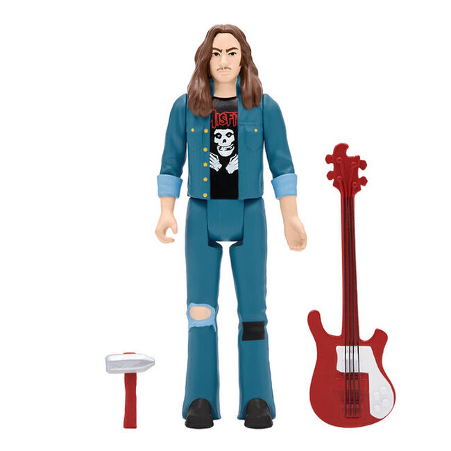 Cliff Burton ReAction Figure Version 2 (Red Bass), 