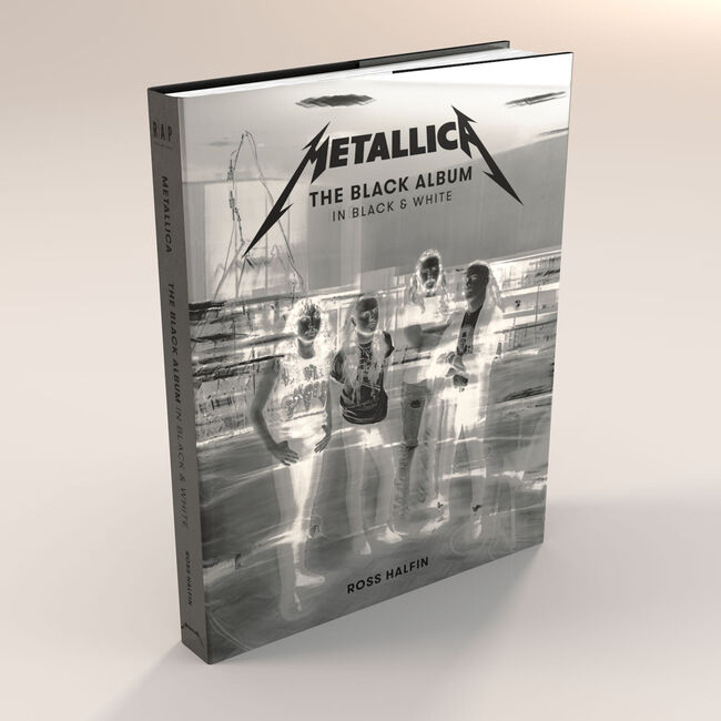 &quot;Metallica: The Black Album in Black & White&quot; by Ross Halfin (Hardcover Book), , hi-res