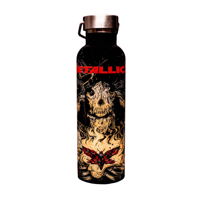 WolfSkullJack Moth Water Bottle, , hi-res