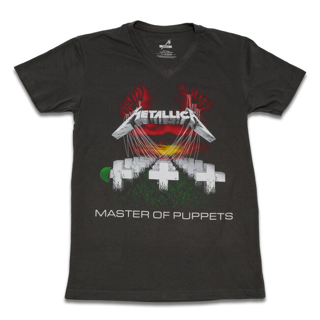Unisex Master Of Puppets V-Neck T-Shirt - Medium, , hi-res