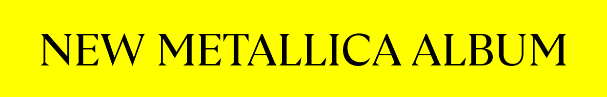 "New Metallica Song"