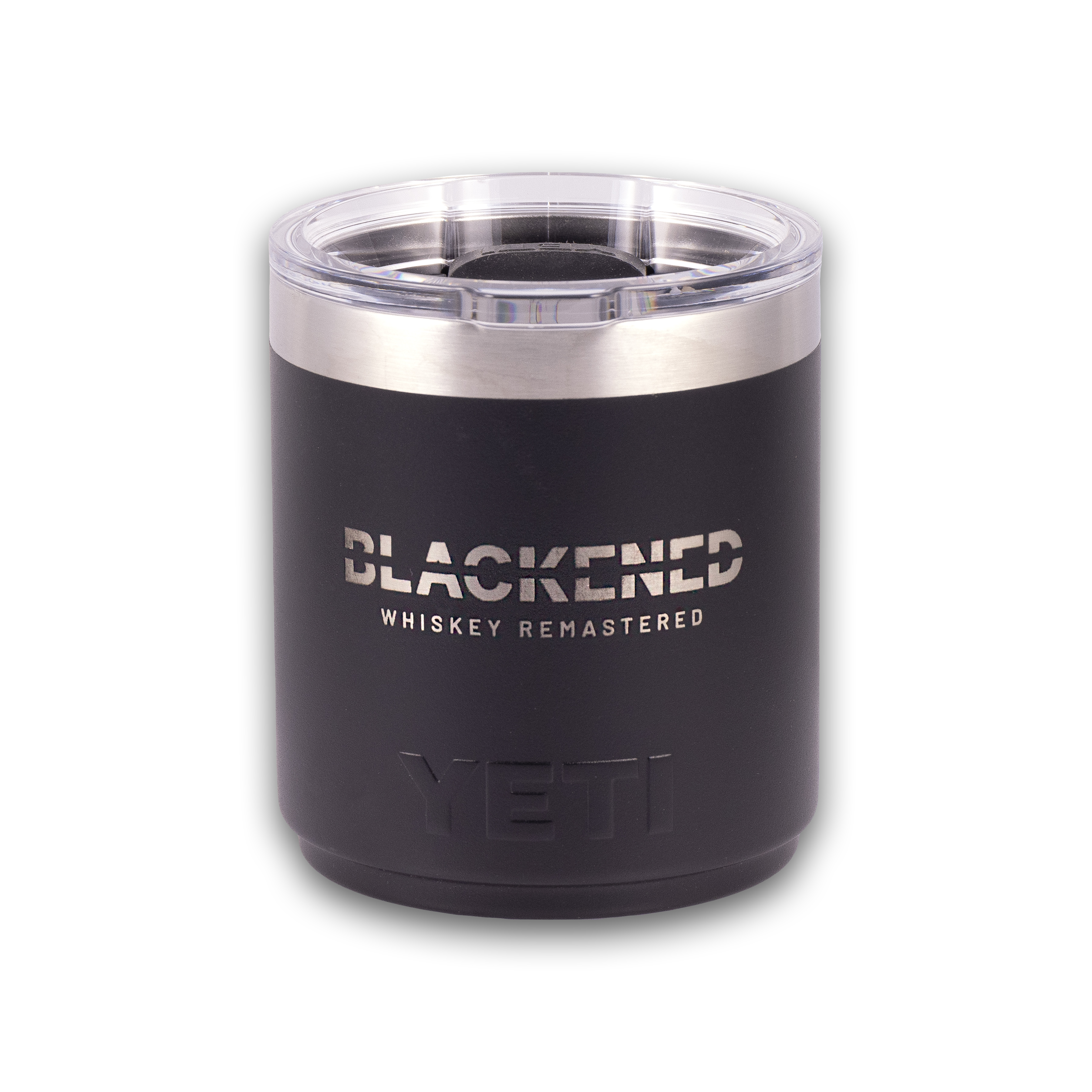 Blackened Whiskey Yeti Lowball Tumbler