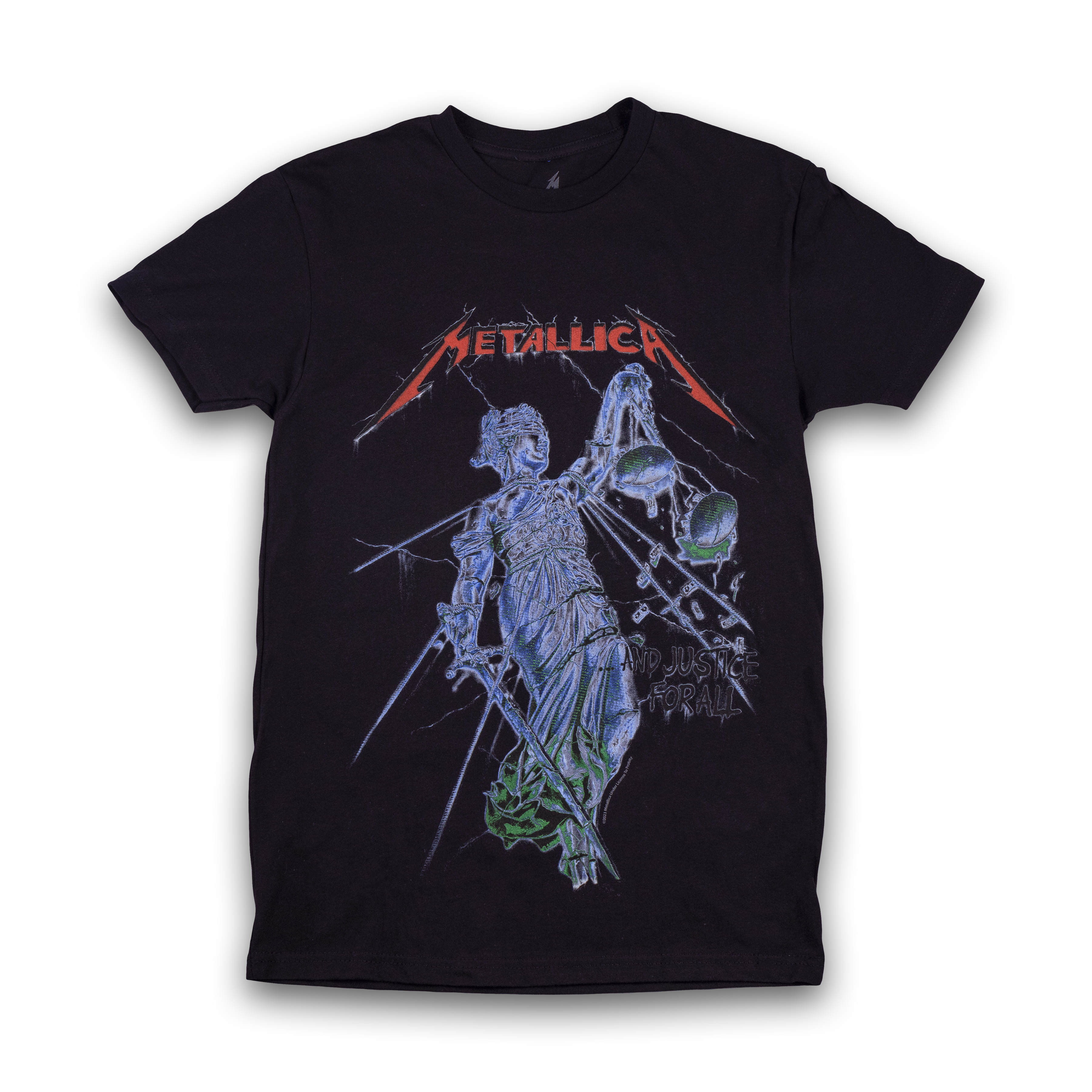 Metallica justice for all shirt 2025