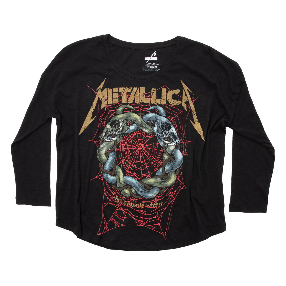 metallica t shirt xs