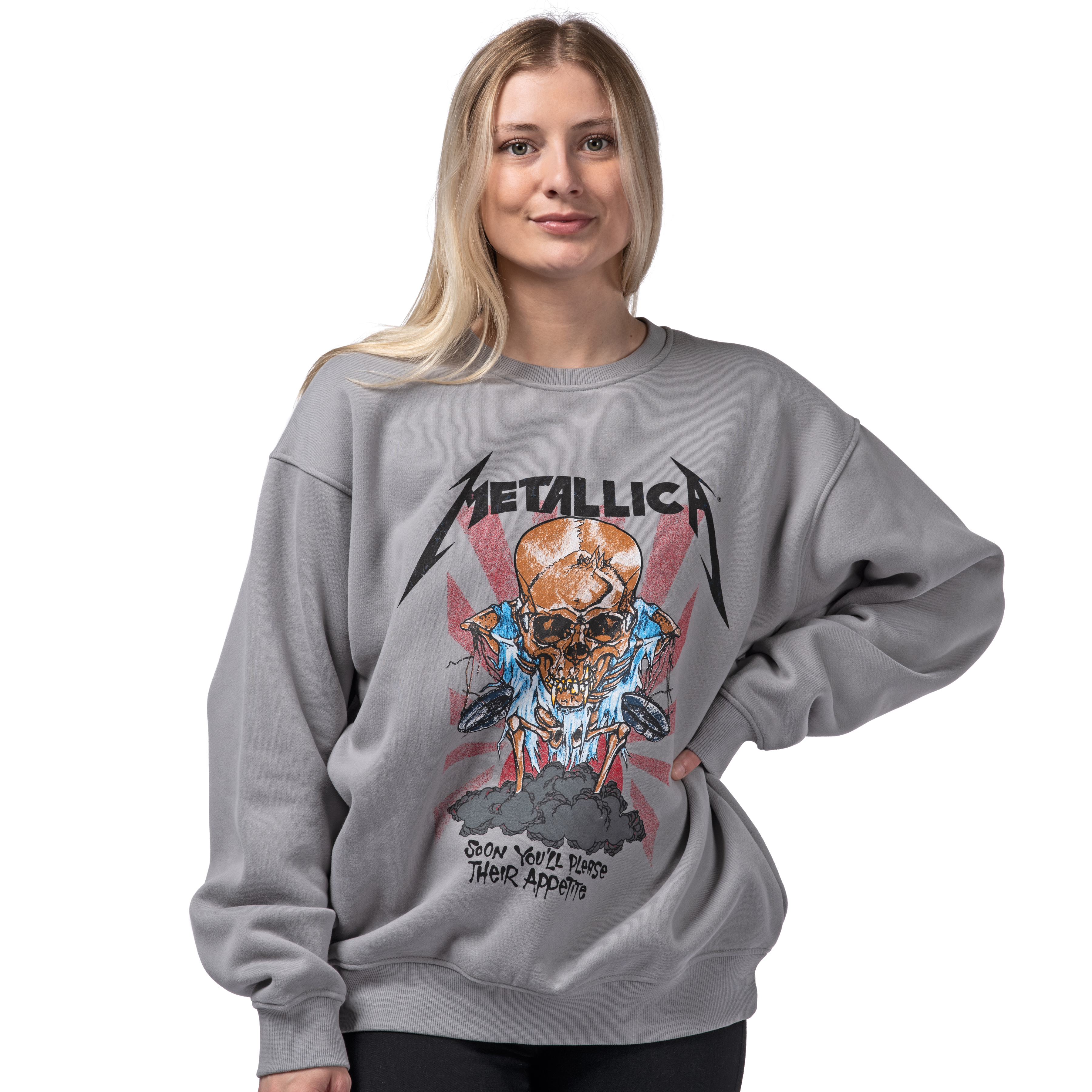 Metallica crew neck sweatshirt best sale
