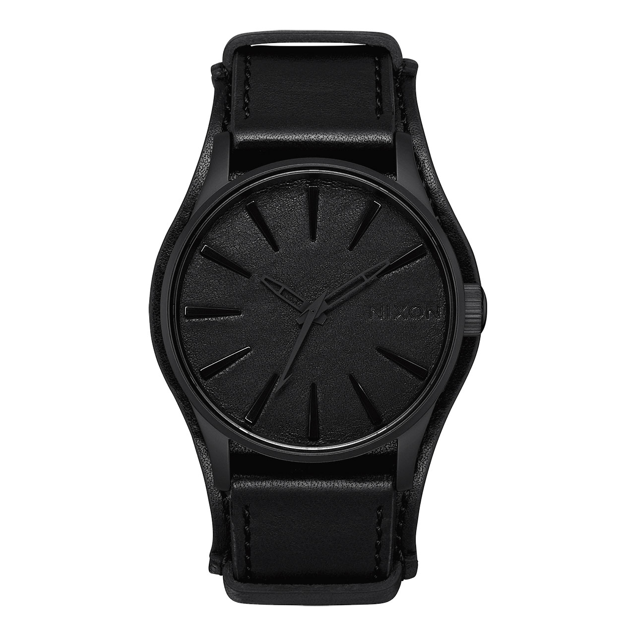 sentry leather black album nixon watch metallica com