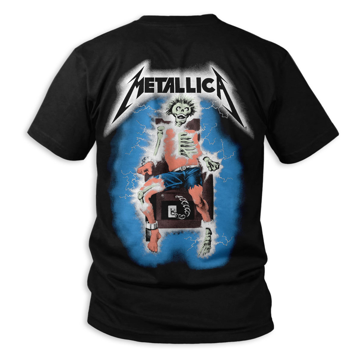 black and red metallica shirt