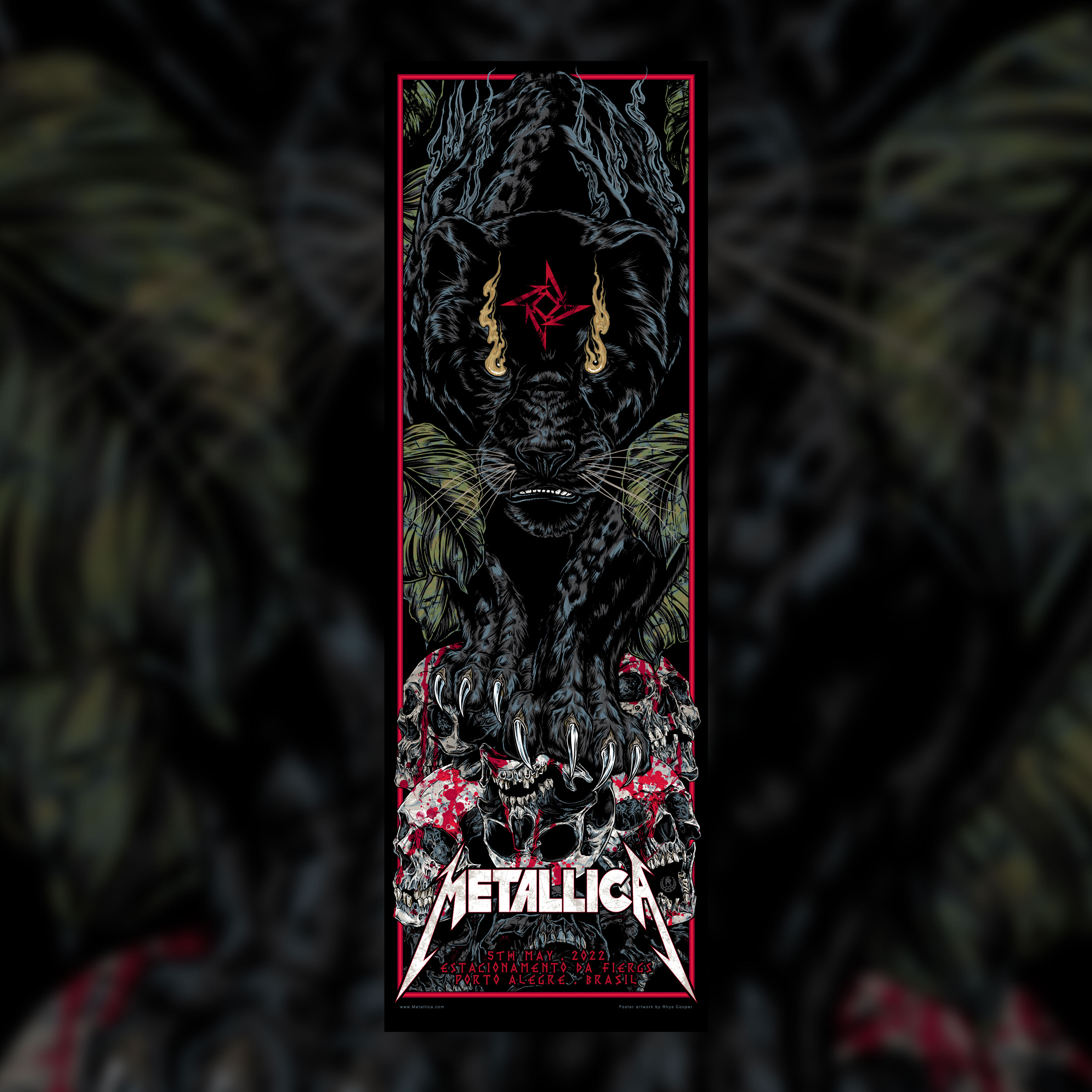 Porto Alegre Screen Printed Concert Poster | Metallica.com