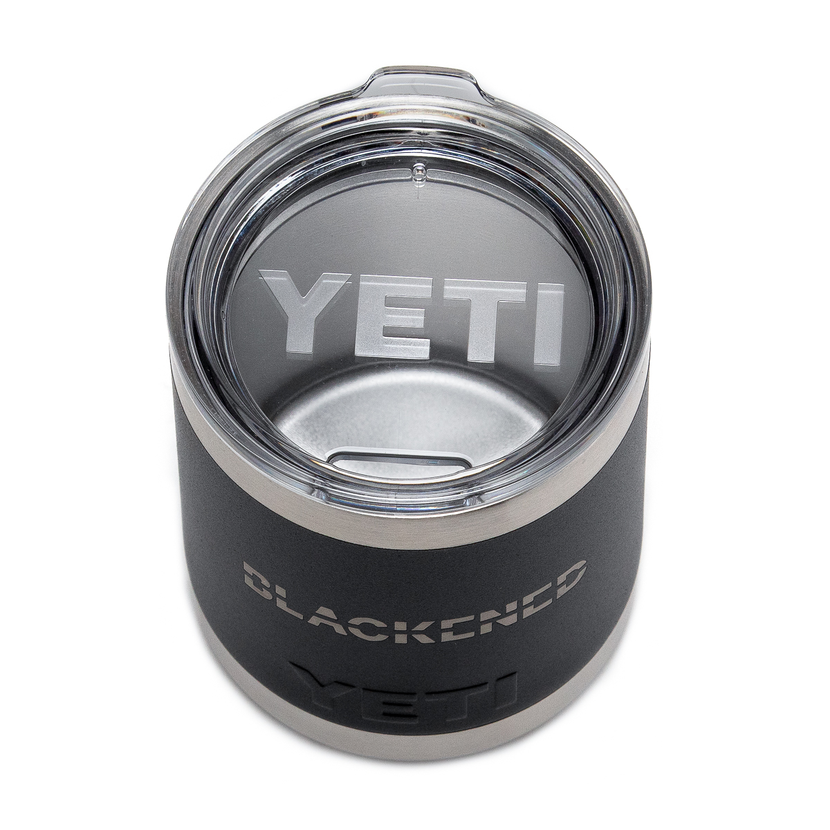 Blackened Whiskey Yeti Lowball Tumbler