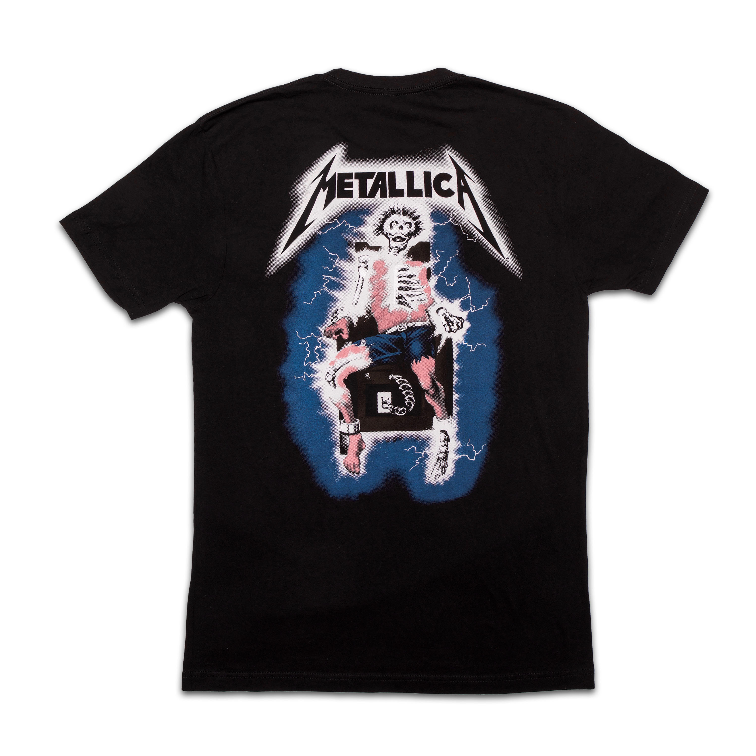 Electrifying Metallica: Ride the Lightning T-Shirt - Vintage Band Shirts