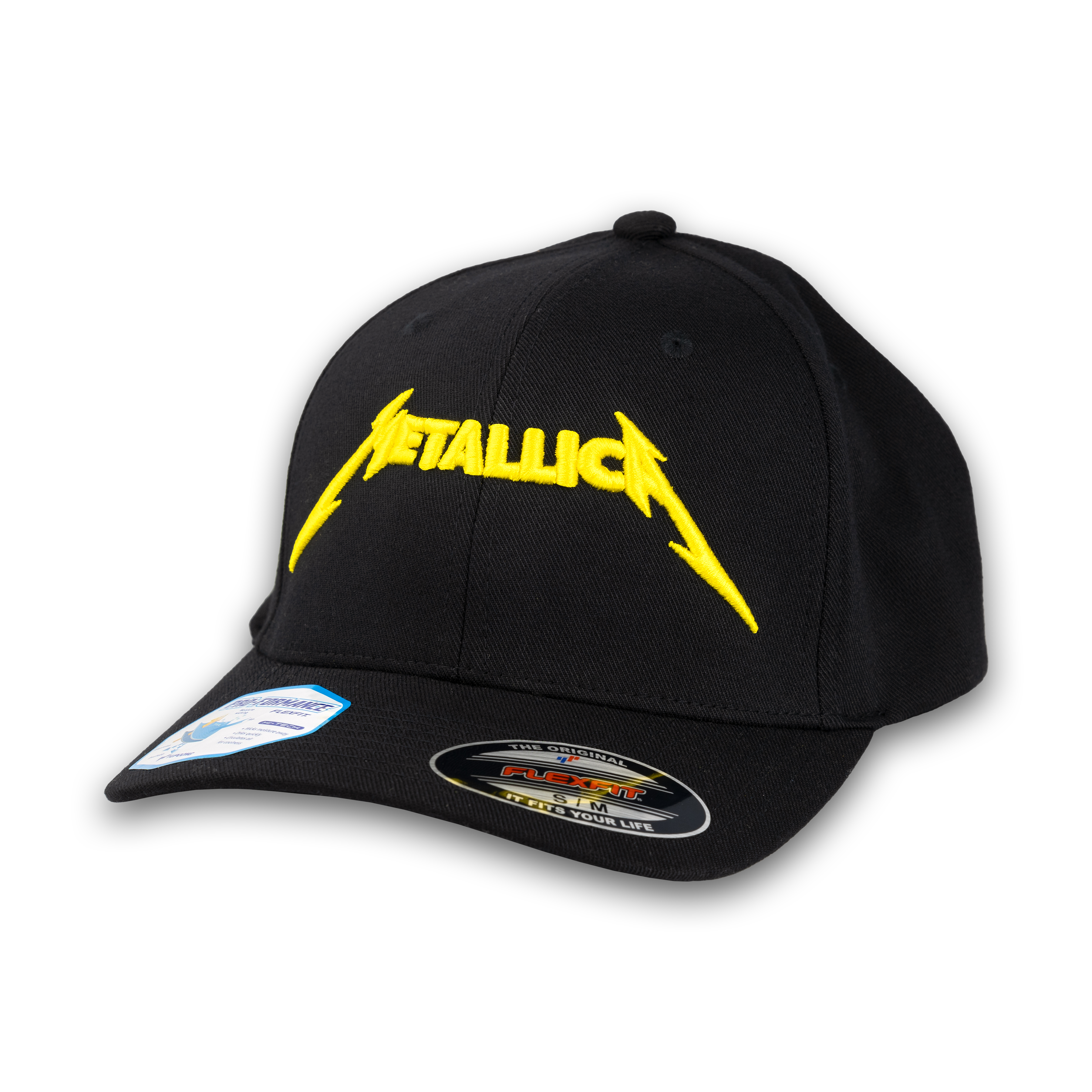 Yellow Logo Flex Fit Hat | Metallica.com