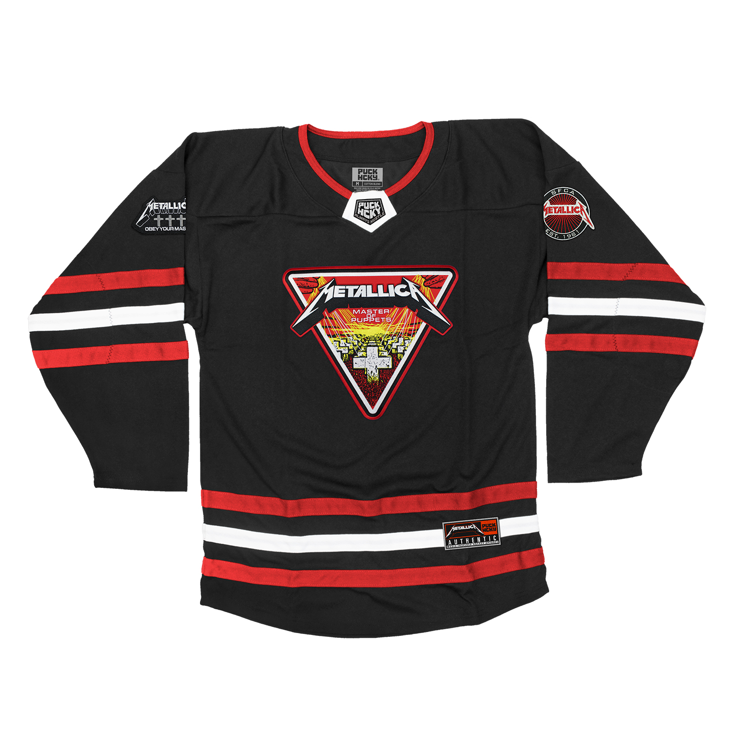 metallica hockey jersey