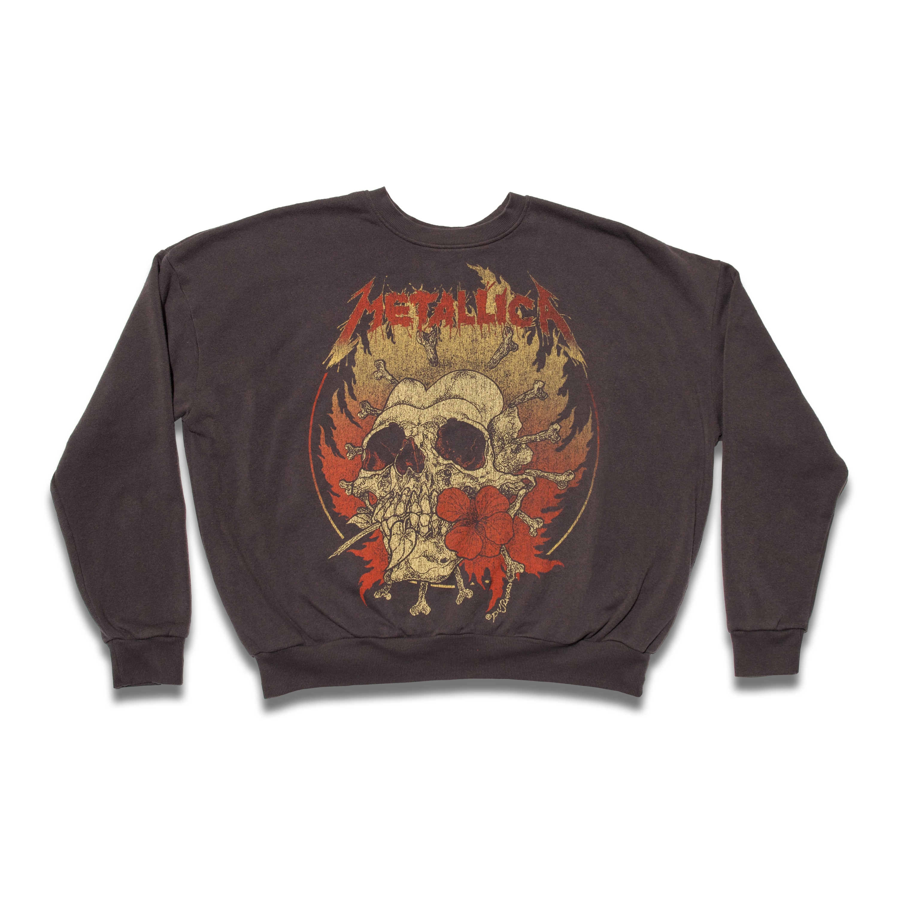 Crewneck metallica on sale