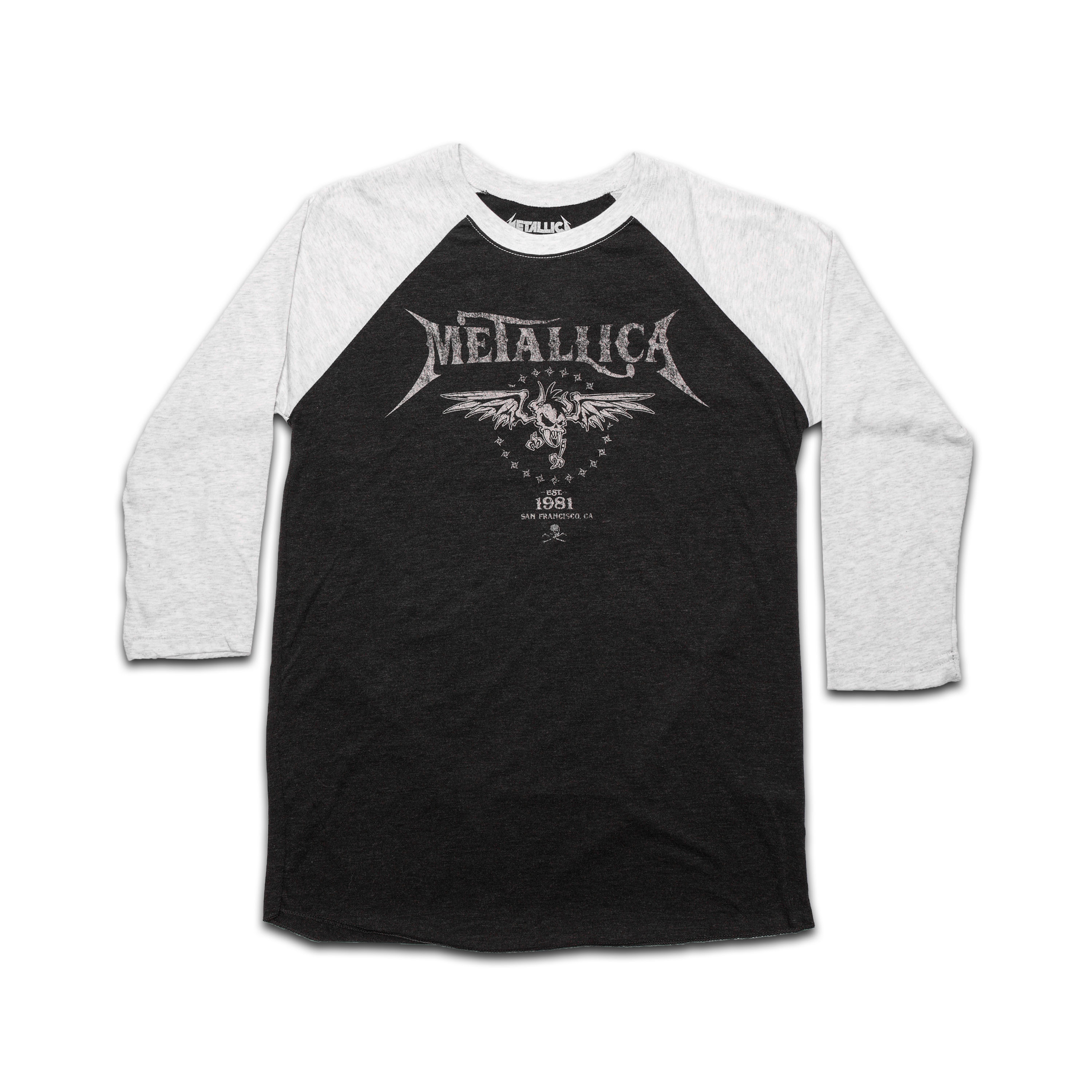 Est. 1981 Raglan (Blk/Wht) | Metallica.com