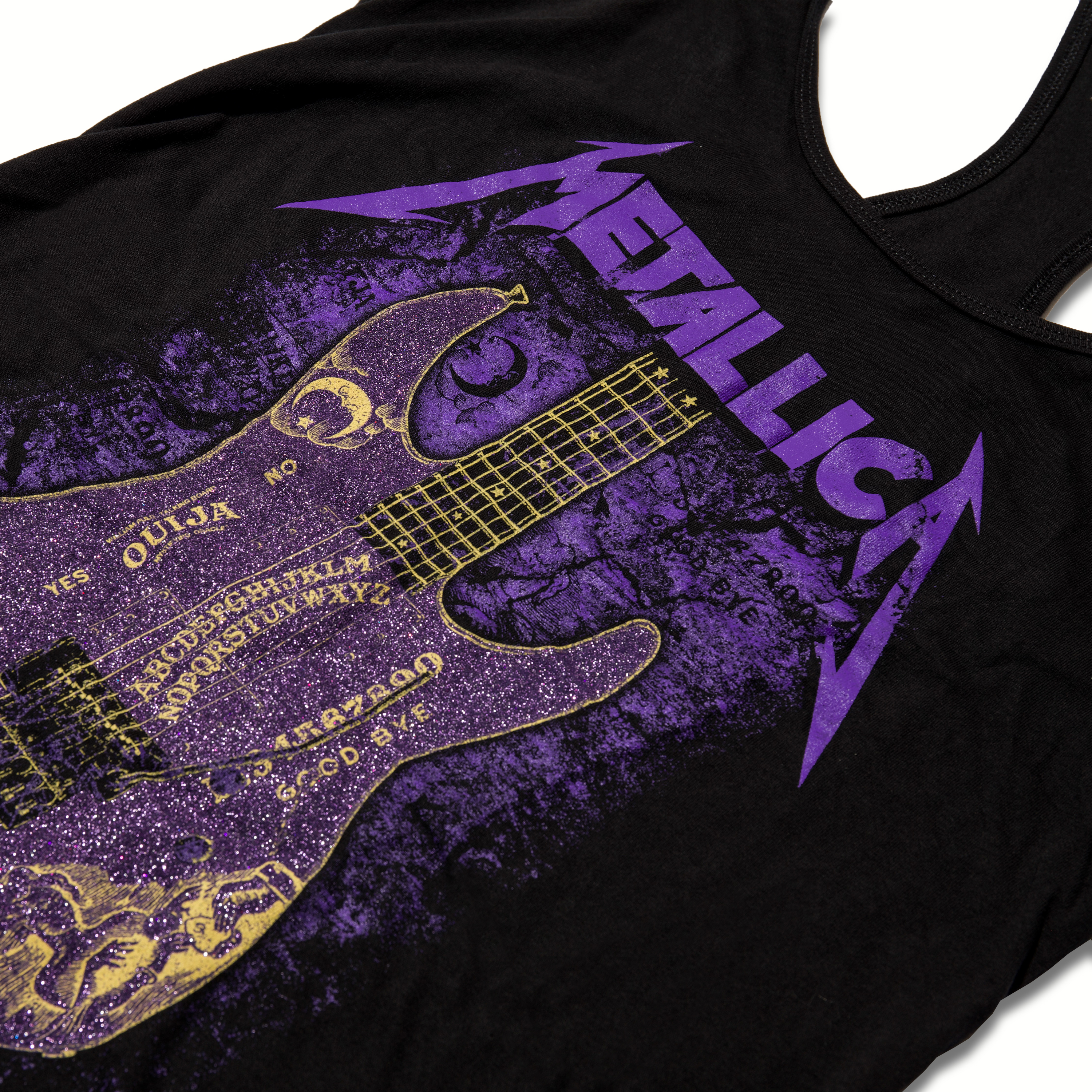 Women s Kirk Hammett Purple Ouija Guitar Tank Metallica
