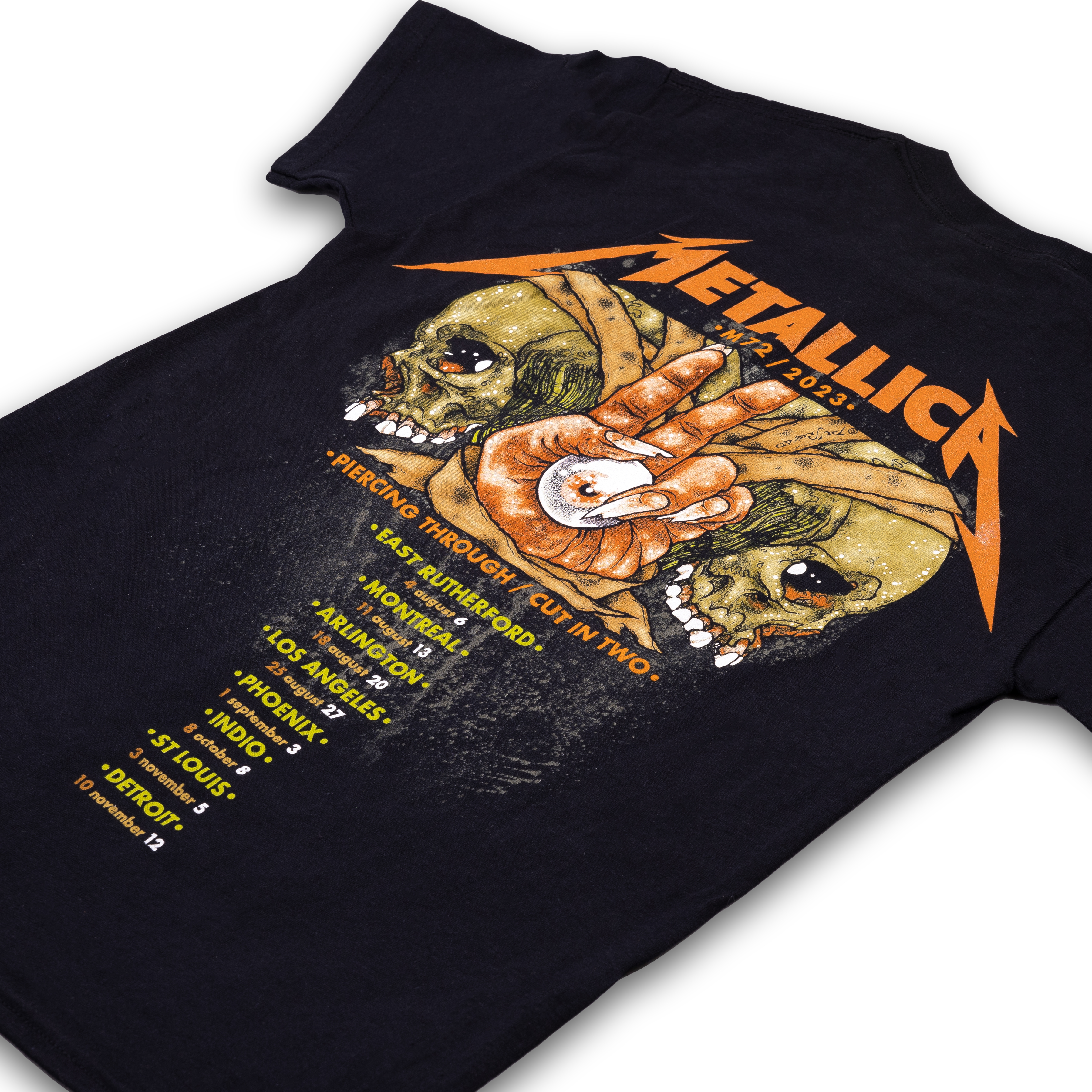 Metallica tour shirt discount