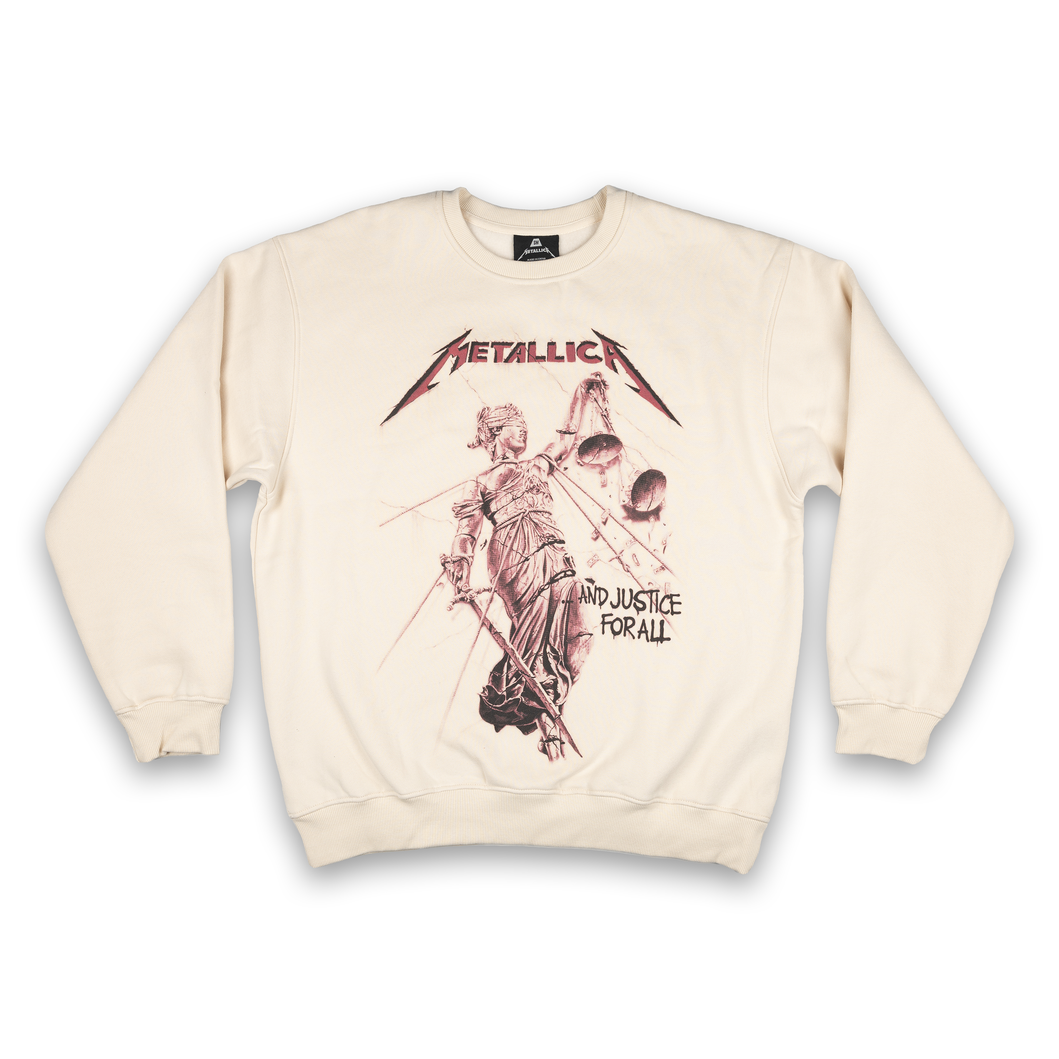 Women's ...And Justice For All Oversized Crewneck Sweatshirt | Metallica.com