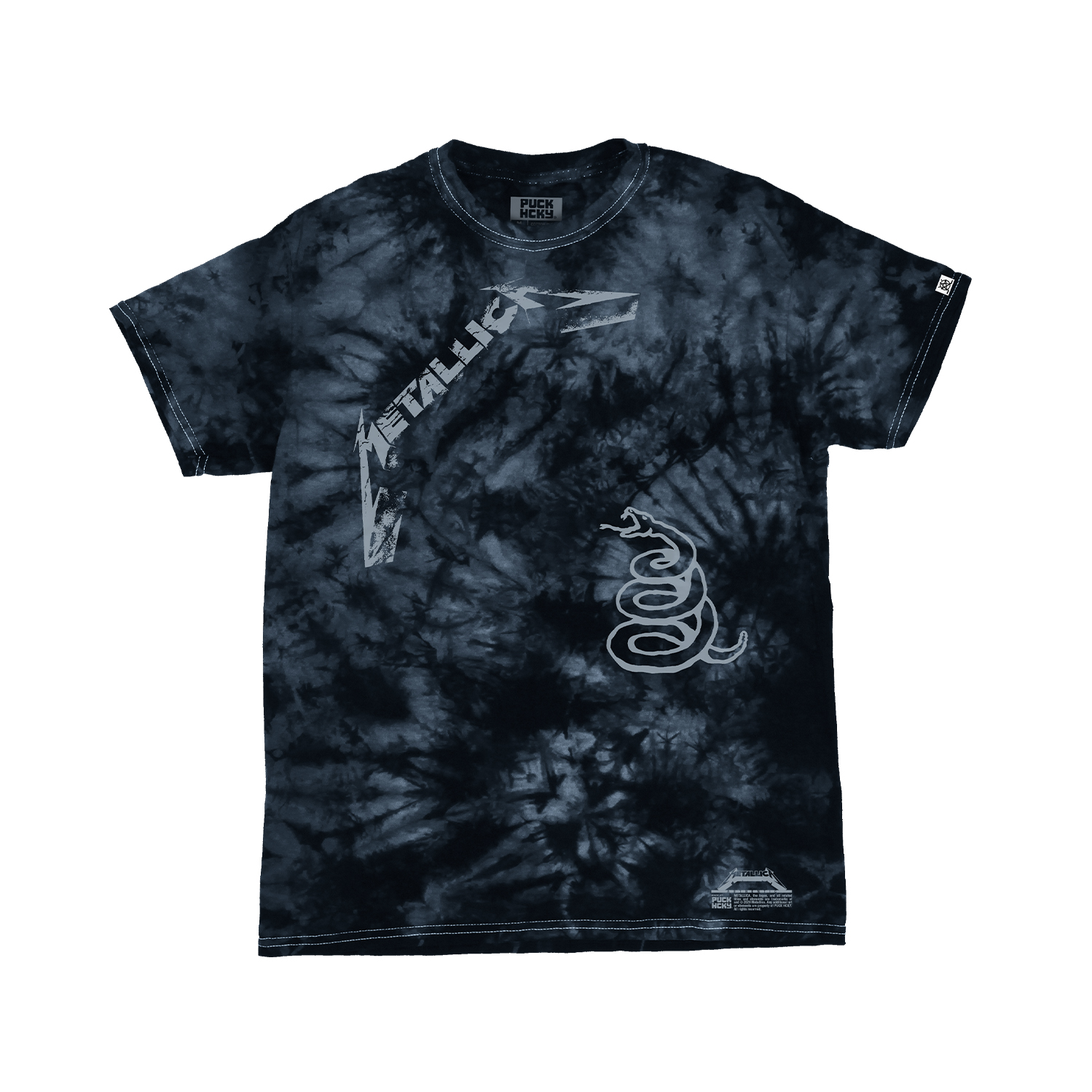 Metallic tie dye shirt Clearance