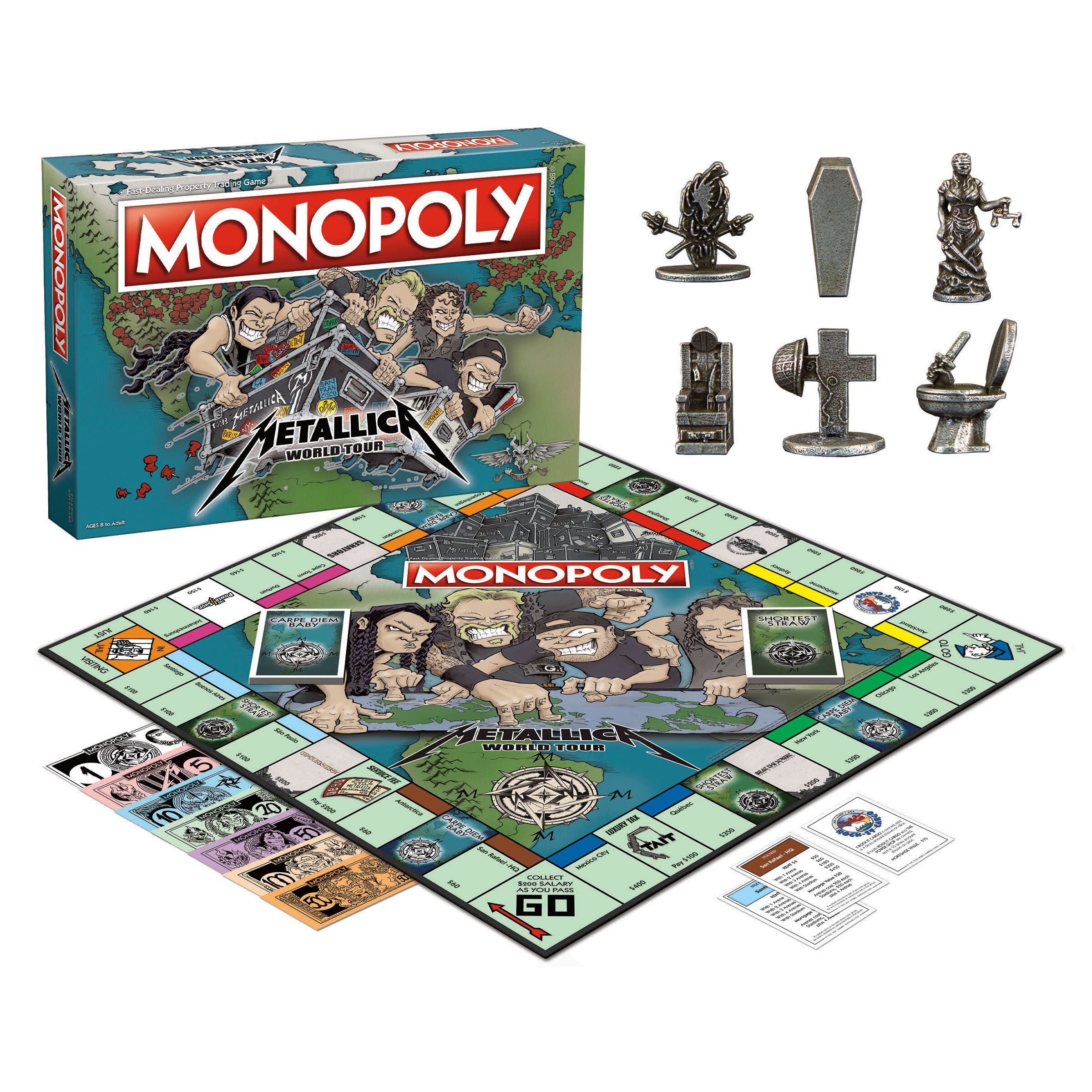 comfortabel Uitreiken Automatisch Monopoly World Tour Edition | Metallica.com