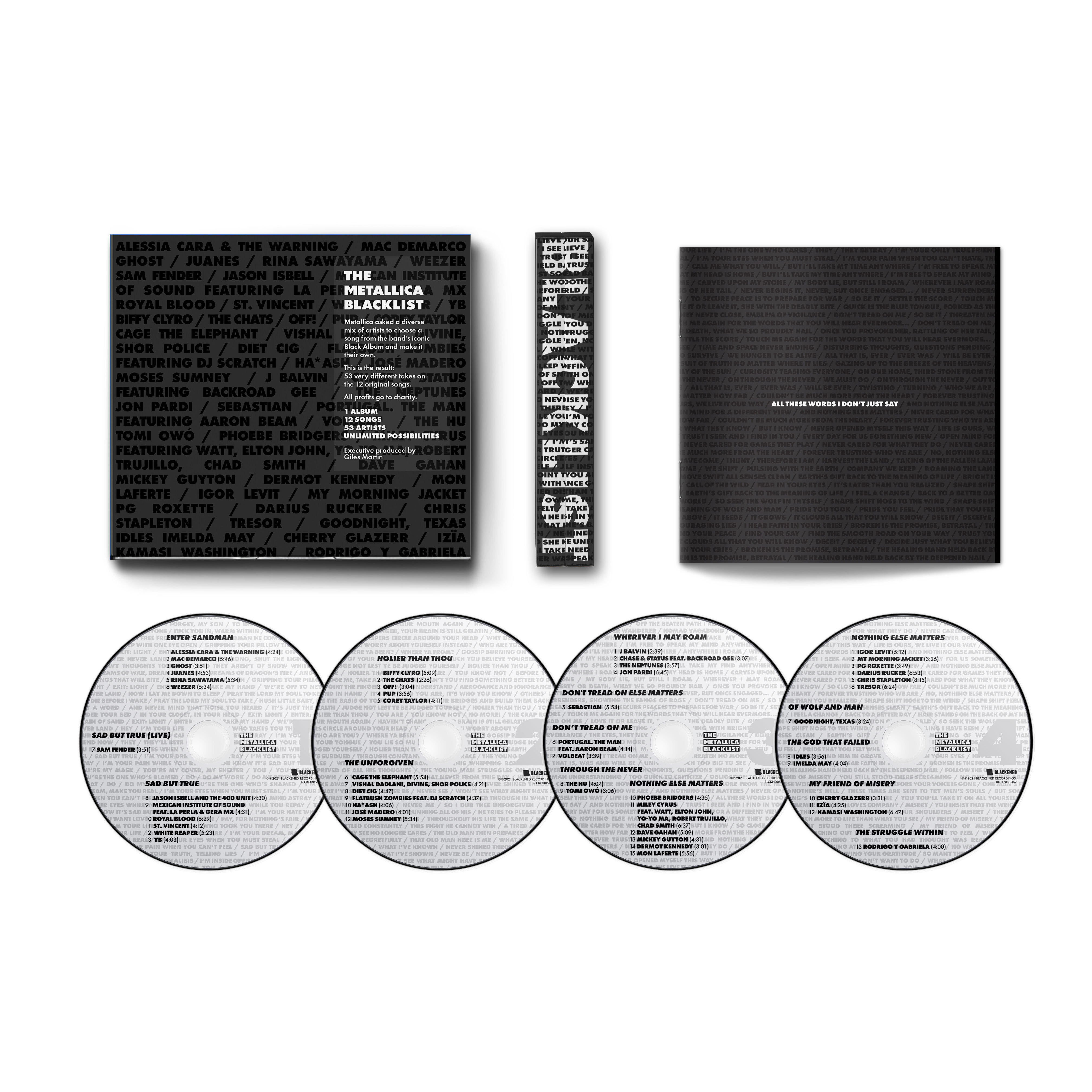 The Metallica Blacklist Album - CD